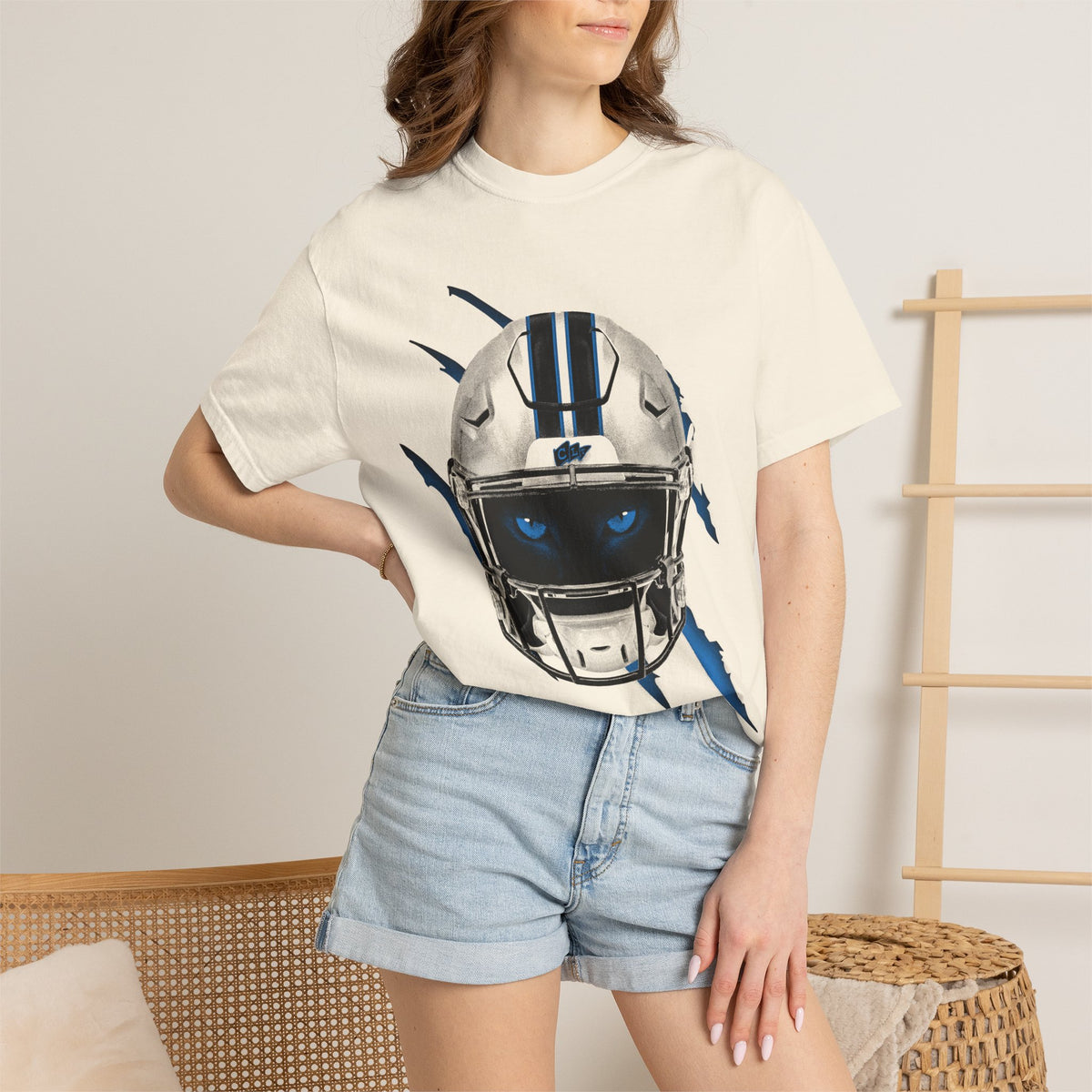 Unisex SportCLT Cat Scratch Helmet T-Shirt