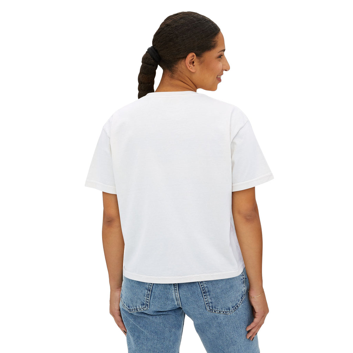 Women’s SportCLT Oversized Hometown Pennant Cropped T-Shirt