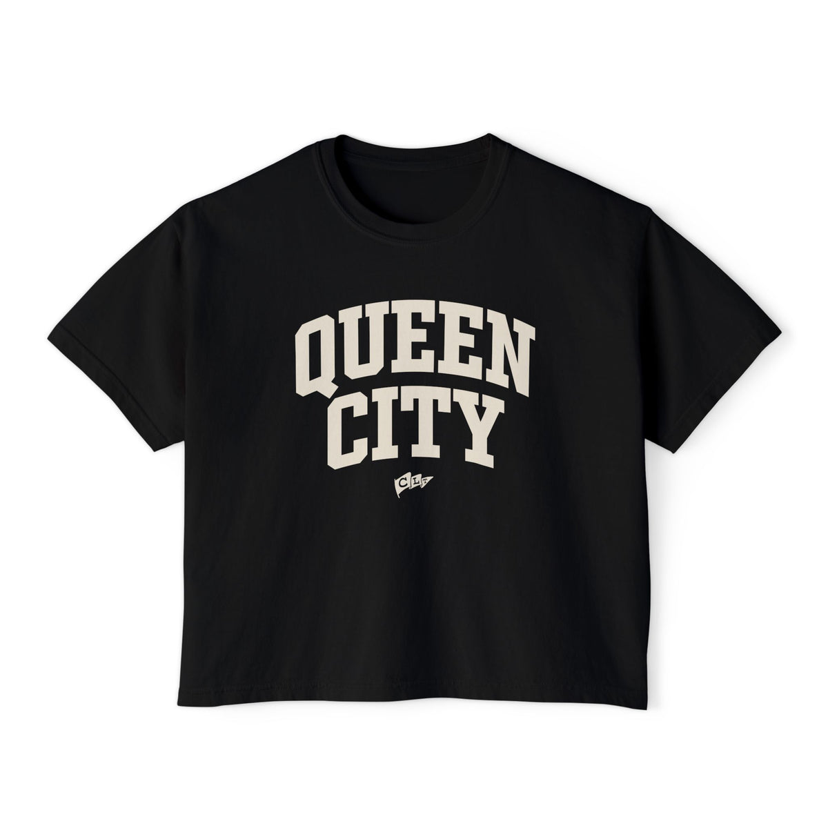 Women’s SportCLT Oversized Queen City Cropped T-Shirt