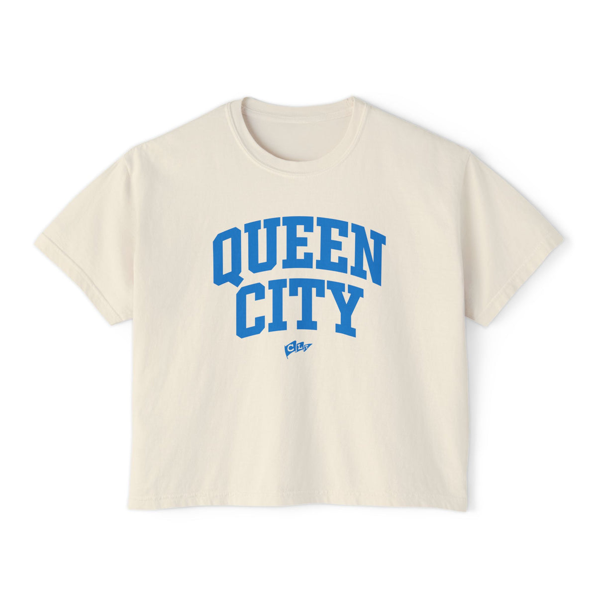 Women’s SportCLT Oversized Queen City Cropped T-Shirt